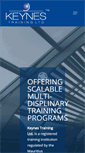 Mobile Screenshot of keynes-training.com